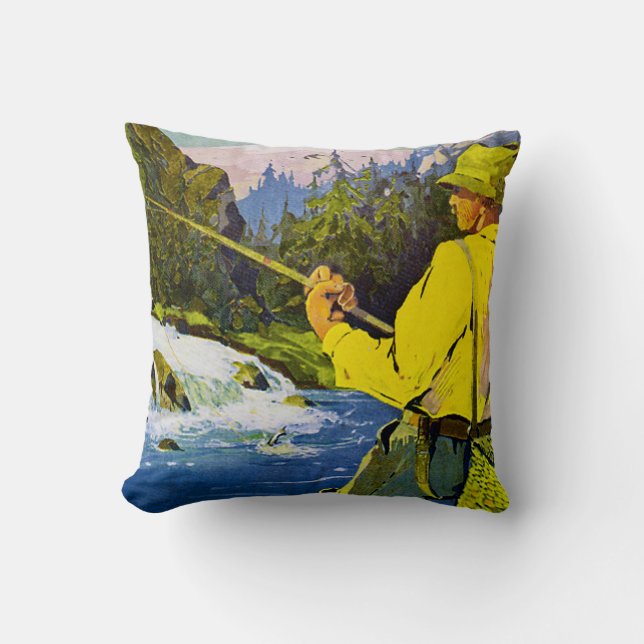 Sweden Throw Pillow (Front)