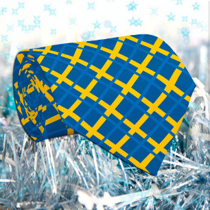 Sweden Ties, fashion Swedish Flag business Neck Tie