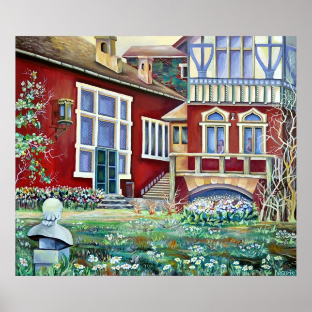 Sweden, Traditional Landscape Poster (Front)