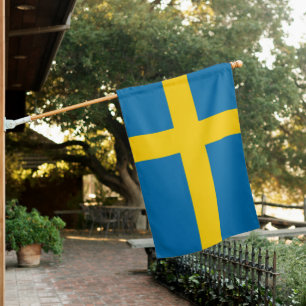 Sweden Waterproof House Flag