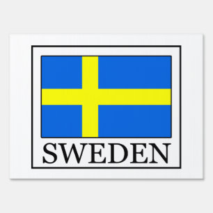 Sweden Yard Sign