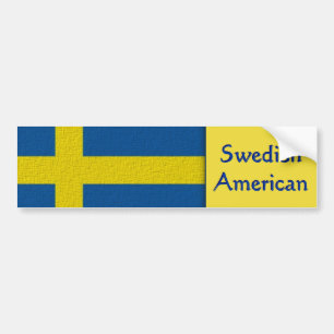 Swedish American Bumper Sticker