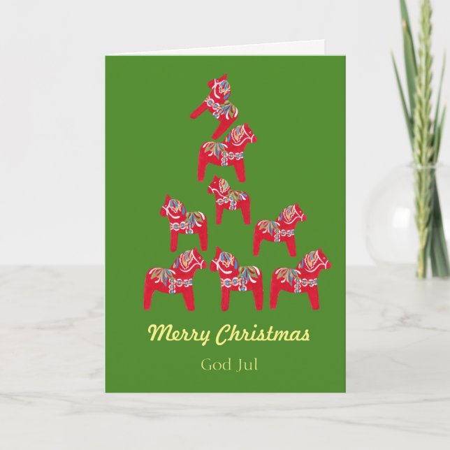 Swedish American Christmas Card (Front)