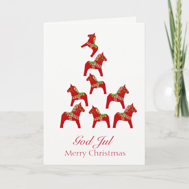 Swedish American Christmas Card (Front)