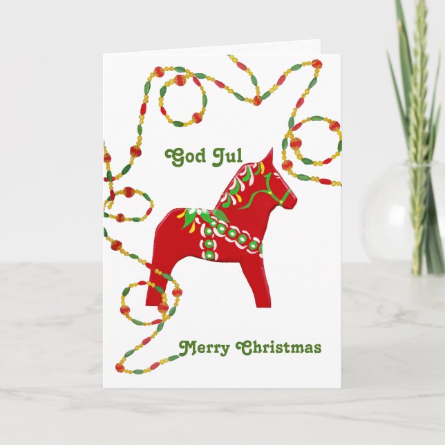 Swedish American Christmas Card (Front)