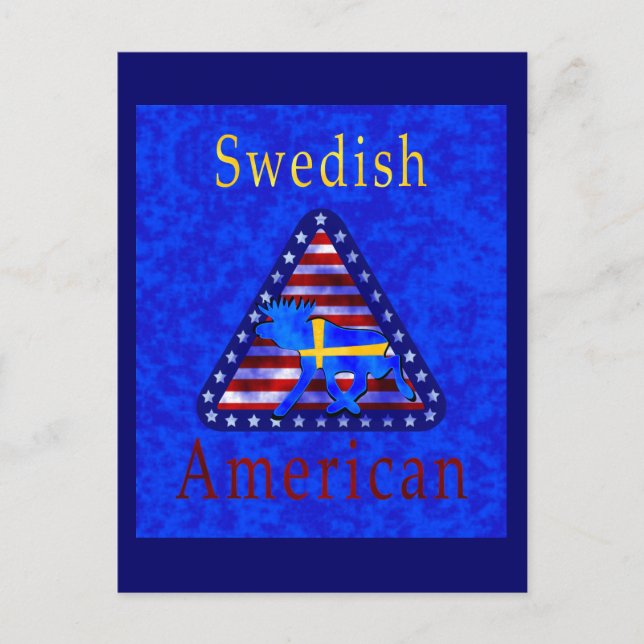 Swedish-American Postcard (Front)