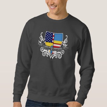 Swedish-american Shield Flag Sweatshirt by representshop at Zazzle