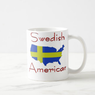 Swedish American (USA Map) Mug