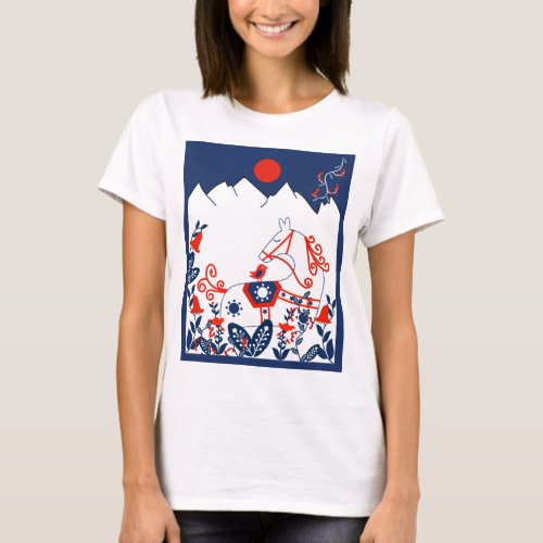 Swedish And Finish Folk Art Gifts T_Shirt