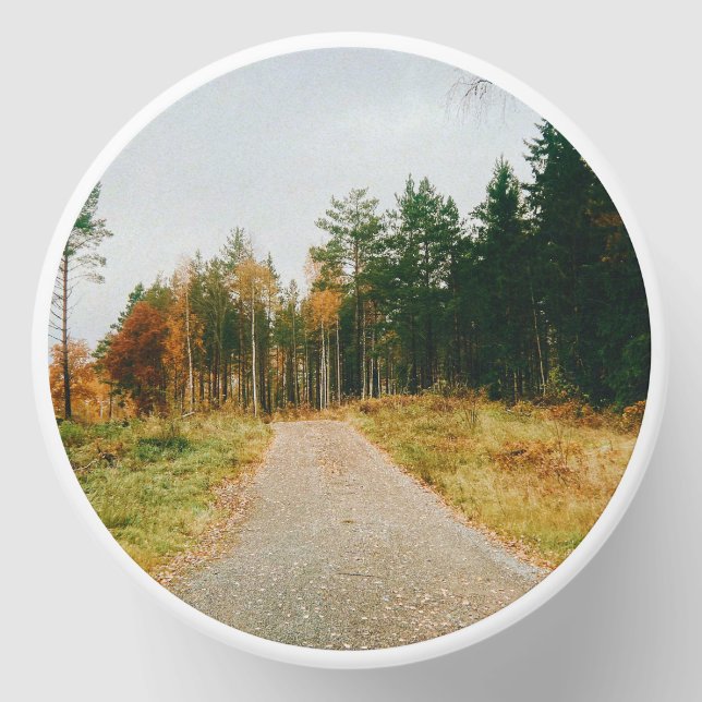 Swedish Autumnal Forest Mini Candle Favors (Front)