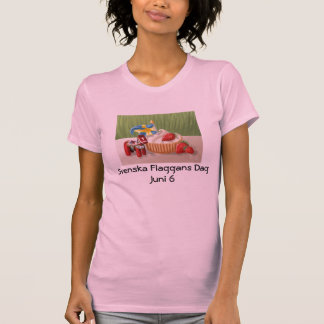 Swedish Cake, Svenska Flaggans Dag... - Customized T-Shirt