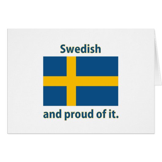 Swedish Card (Front Horizontal)