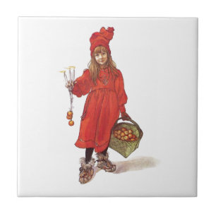Swedish Child Ceramic Tile