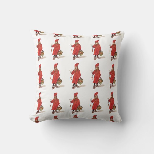 Swedish Child Throw Pillow (Front)
