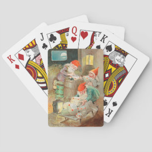 Swedish Christmas Santa (by Jenny Nyström) Poker Cards