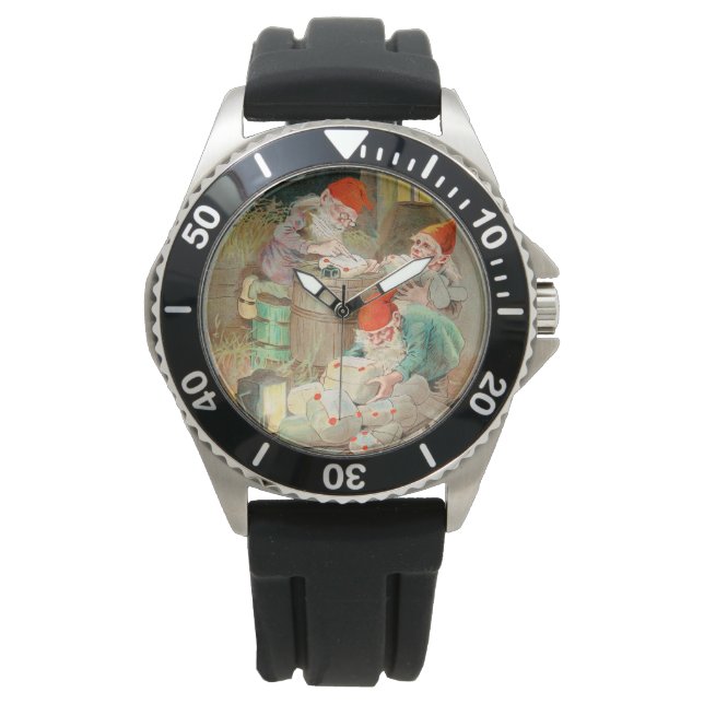 Swedish Christmas Santa (by Jenny Nyström) Watch (Front)
