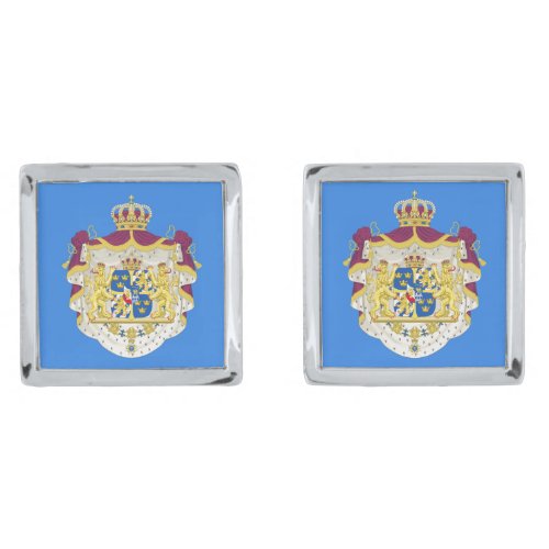 Swedish Coat of Arms Cufflinks