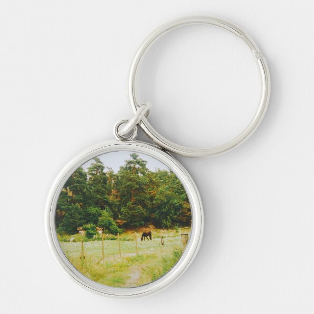 Swedish Countryside Keychain (Front)