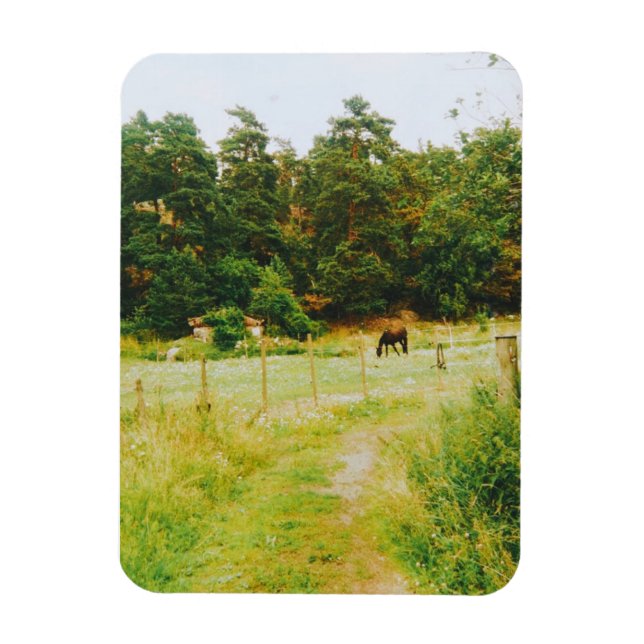 Swedish Countryside Magnet (Vertical)