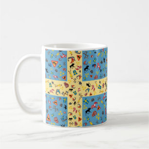 Swedish culture items with flag coffee mug