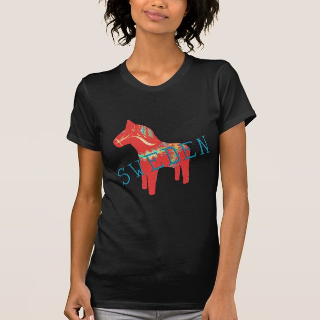 Swedish Dala Horse gifts & greetings T-Shirt (Front)