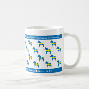 Swedish Dala Horse Mug
