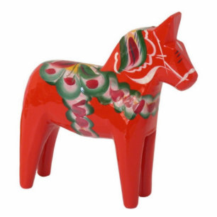 Swedish Dala Horse Scandinavian Statuette