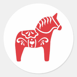 Swedish Dala Horse sticker