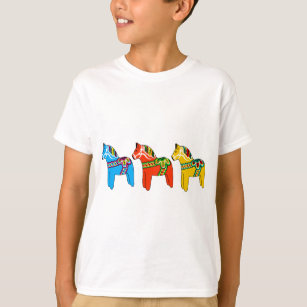 Swedish Dala Horses T-Shirt