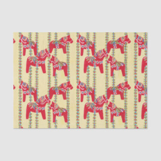 Swedish Dala Horses Tissue paper