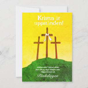 Swedish Easter Religious Christian Holiday Card