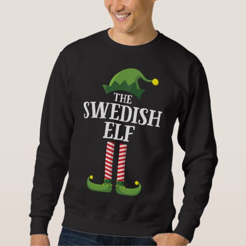 Swedish Elf Matching Family Group Christmas Party Sweatshirt