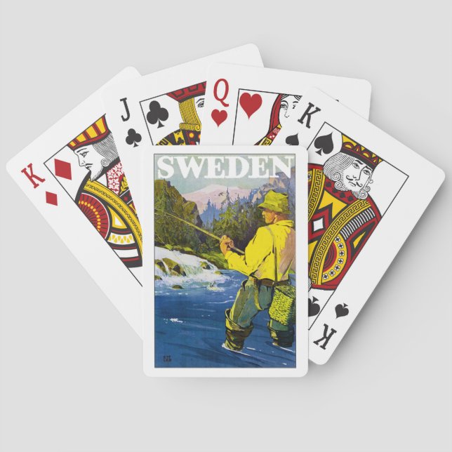 Swedish Fisherman Poker Cards (Back)