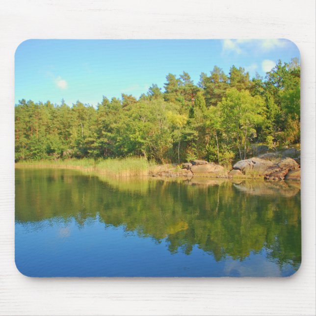 Swedish fjord mouse pad (Front)