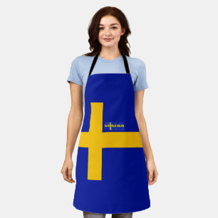Swedish flag apron