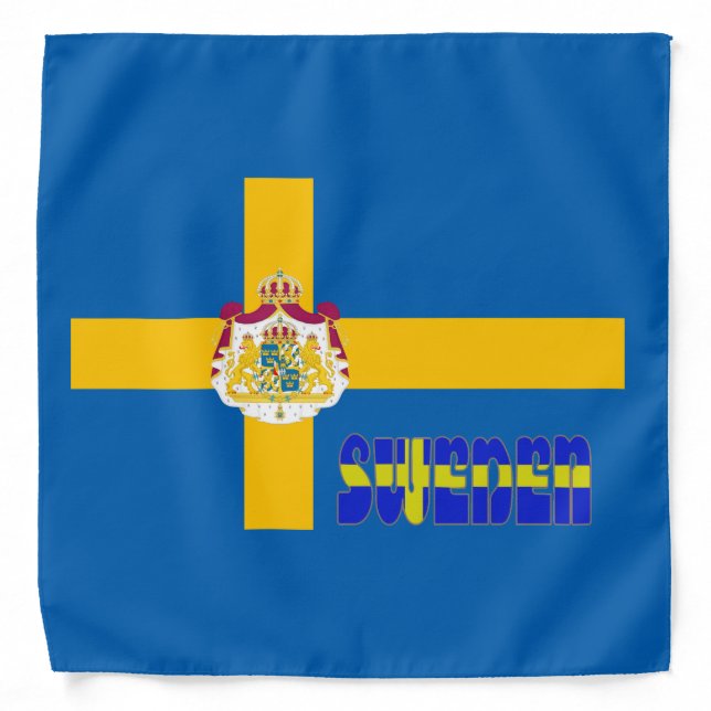 Swedish flag bandana (Front)