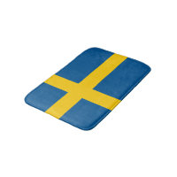 Swedish flag bath mat | Sweden bathroom rug