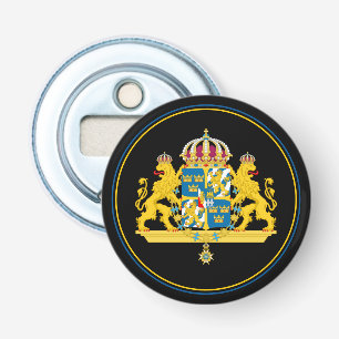 Swedish Flag Bottle Opener, Sweden Emblem / Party Opener