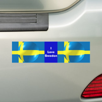 Swedish Flag Bumper Sticker