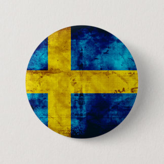 Swedish Flag Button