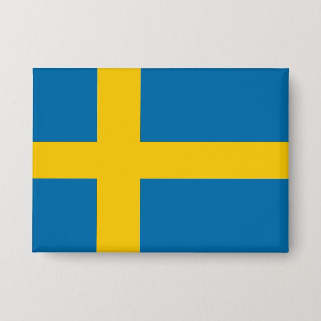 Swedish Flag Button (Front)