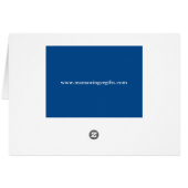 Swedish Flag Cards (Back Horizontal)