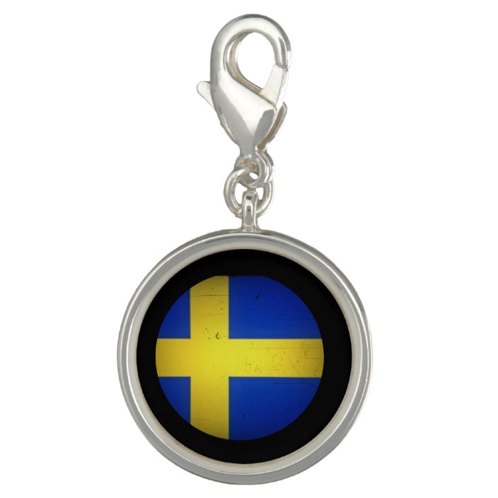 Swedish Flag Charm | Zazzle.com