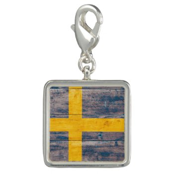Swedish Flag Charm by RodRoelsDesign at Zazzle