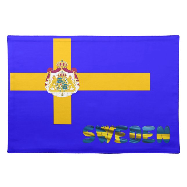 Swedish flag cloth placemat (Front)