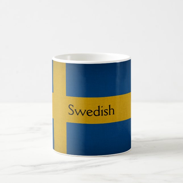 Swedish flag coffee mug (Center)
