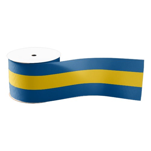 Swedish flag colours ribbon patriots Sweden Grosgrain Ribbon