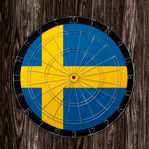 Swedish Flag Dartboard  darts  game board