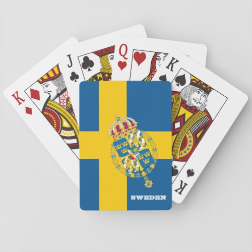Swedish Flag Games Sweden Playing Cards