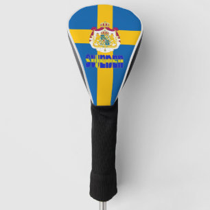 Swedish flag golf head cover